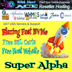 Free Hosting Website Super Alpha Reseller +Free Blog Fast NVMe Servers Free SSL
