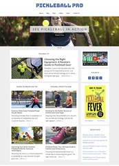 [NEW DESIGN] * Pickleball Website * Premade Website Affiliate Blog AUTO CONTENT