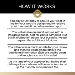Website Design, Optimized, Mobile Friendly, Online Review Management Included