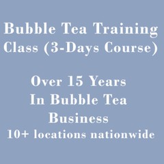 Start Your Own Bubble Tea Business