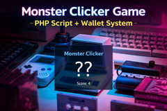 PHP Clicker Game Script with Wallet System | Ready to Use Web Game Source Code