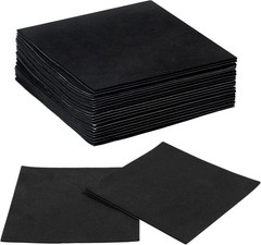 22 Pcs Adhesive Foam Padding 4×4 Inch Black Self Stick Neoprene Rubber Sheets