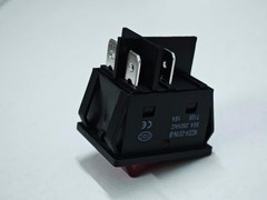 “2 Pack 30A 250V Rocker Switch, Red LED, DPST 4 Pin, Heavy Duty, 120V Toggle “