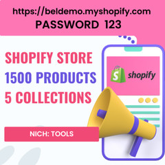 READY-MADE DROPSHIPPING Shopify Store – Tools- 1500 Products – 5 Collections