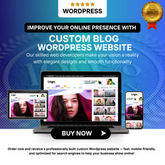 Custom Blog WordPress Website – Professional and Responsive Web Design