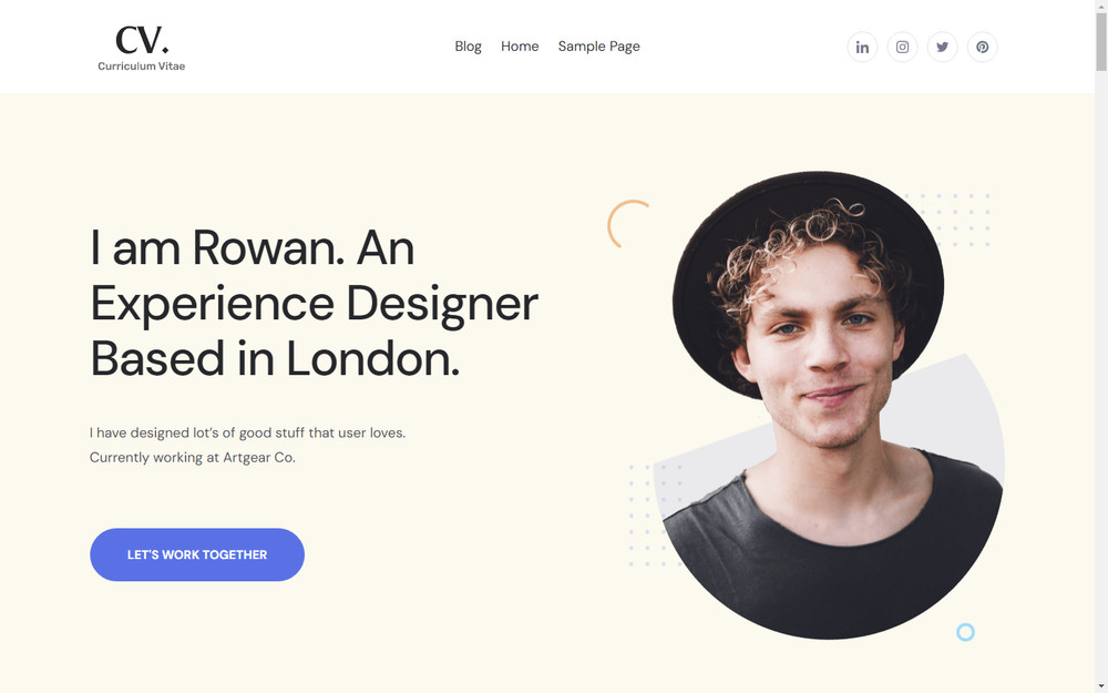 DFY CV WordPress Theme+free Install