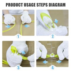 Heavy Duty Polypropylene Strapping Kit 1/2″ x 3200″ with Clips & Protectors