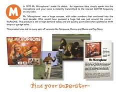 MR. MICROPHONE- ICONIC KARAOKE BRAND – MILLIONS SOLD -TRADEMARK FOR LICENSE/SALE