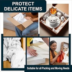 100 Sheets Packing Paper 13×12 Inch Moving Supplies for Fragile Items Glassware