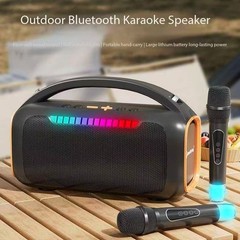 Outdoor Microphone and Speaker All-in-One Wireless Bass Bluetooth Speaker