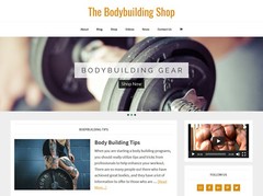 [NEW DESIGN] * BODYBUILDING * store blog website business for sale AUTO CONTENT