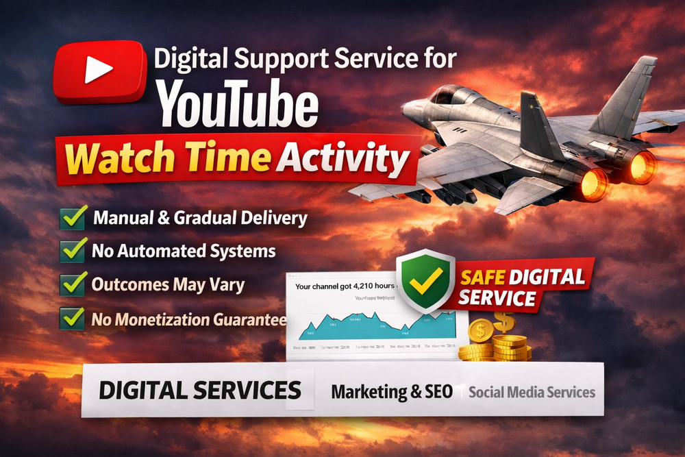 YT Channel Engagement Support – Digital Marketing Service