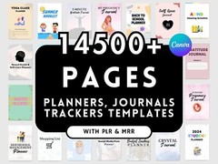 14500+ Pages PLR Canva Template Bundle