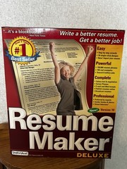 Number 1 Best Seller Resume Maker Deluxe. I Believe It’s Never Been Used!