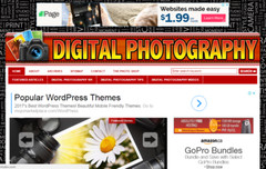 Make Money with Learn Digital Photography Affiliate website Free Hosting / Setup