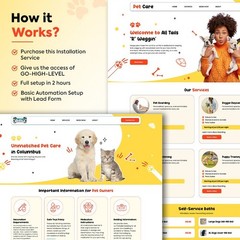 Dog Breeder Website | Premium Pet Shop Template | GoHighLevel Website Theme