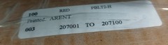 Lot Of 100 Ardent PBLT2-H Red