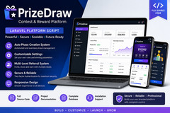 PrizeDraw Superlative Contest & Rewards Platform | PHP Web App | Laravel Admin