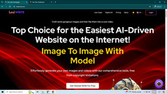 Artificial Intelligence website with all the bells and whistles Amazing imaging.