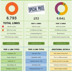 I Will Build Over 6500 Tiered Contextual Blog Posts for your website . 2023 SEO