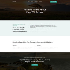 Dark Corporate / Personal Website – Ready to Run + 1-Year Domain and Hosting