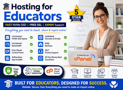 Hosting for Educators – 📘Lightning-Fast SSD, SSL, 24/7 Best Help | $14.99/Year!