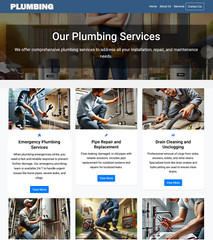 Plumbing Services Business Website | Ready-to-Use Professional Platform