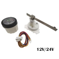 Boat Rudder Angle Indicator with Marine Rudder Direction Sensor 12V/24V 0-190Ω