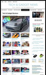 NEW DESIGN * TECH & GADGET NEWS * blog website business for sale w/ AUTO CONTENT