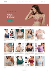 Dropshipping Website Business Affiliate Free Hosting + Products, Women Bras