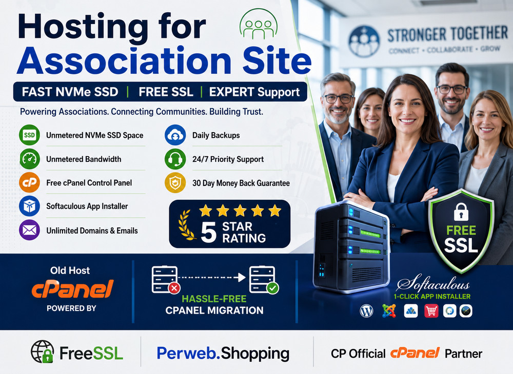 Hosting for Association Site – 🏢 Unlimited SSD + Emails + 24×7 Help – $14.99/Yr