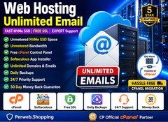 Web Hosting Unlimited Email – ⚡ Lightning SSD Speed | Unlimited Sites $14.99/Yr