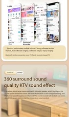 Home KTV audio set with wireless microphone for karaoke