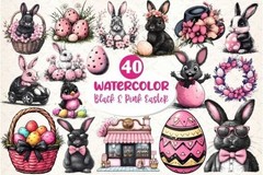 Happy Easter Clipart Huge Bundle