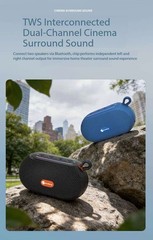 Waterproof Outdoor Wireless Bluetooth Mini Speaker with Extra Heavy Bass