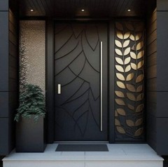 Residential front door ideas, 2 panel plank cherry, mohogany and more designs