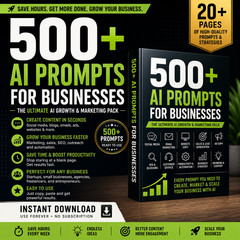AI for Small Business 20 Pages ChatGPT Prompts Automation Guide Digital Download