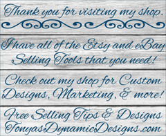 CUSTOM eBay Store Shop Design + Listing Template + SLIDE SHOW ~ INCREASE SALES!
