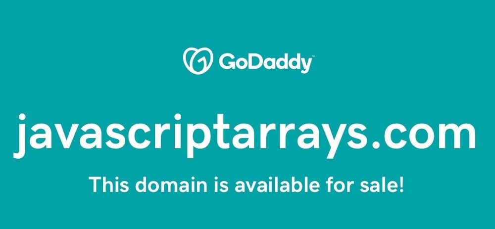 JAVASCRIPTARRAYS.COM DOMAIN CHEAP RARE INTERNET DOMAIN FOR SELL