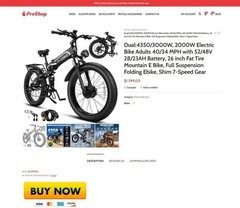 Turnkey Bikes Store Website Affiliate / Dropshipping Website