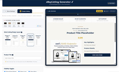 Professional eBay Store Template Layout | Custom HTML | Mobile Friendly