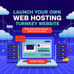 Turnkey Web Hosting Site – Ready-Made Business – Own a Hosting Brand