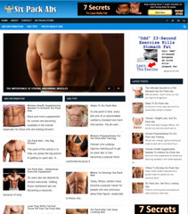 Six Pack Abs Ready Made Blog Turnkey Niche Website Business for Sale