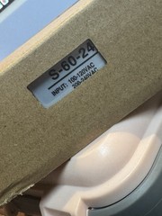 Mean Well MW S-60-24 100-240VAC 2A Out Power Supply