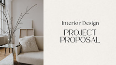 WP Theme-Blog site-Neutral Elegant Interior Design Project Proposal Presentation
