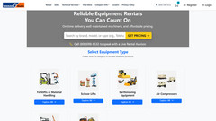Construction Equipments rental Website